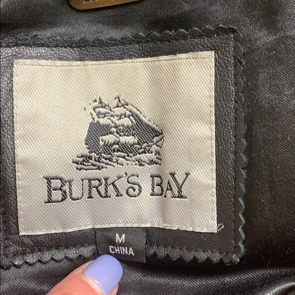 Genuine Black Leather Blazer - Picture 5 of 6